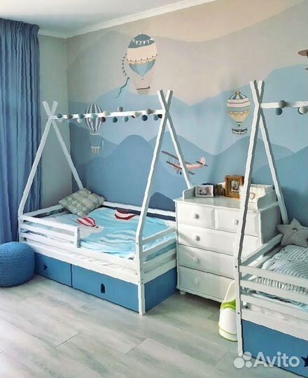 Детская кровать домик