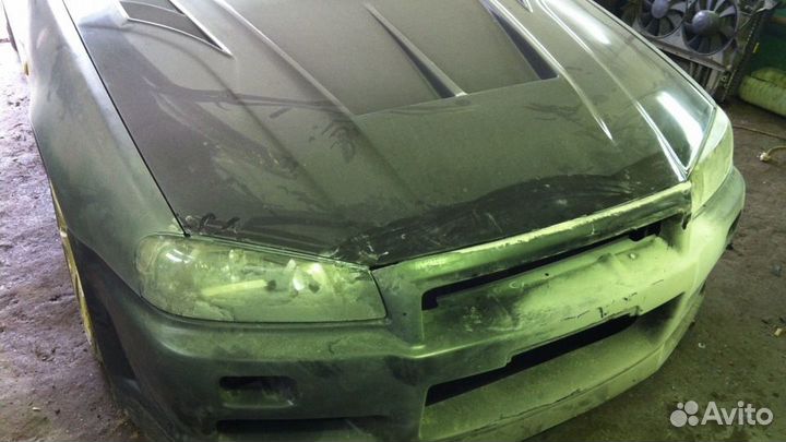 Капот L-Style на Nissan Skyline R34