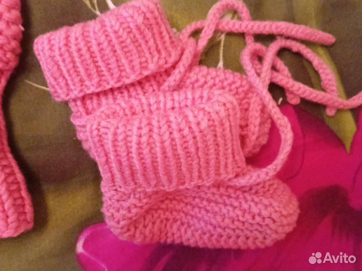 Комплект вязанный от 0+ до мес 6