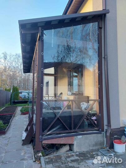 Мягкие окна с открывающимися створками