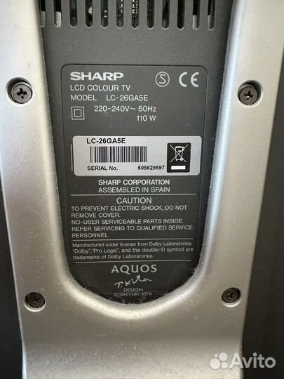 Телевизор Sharp aquos LC-26GA5E