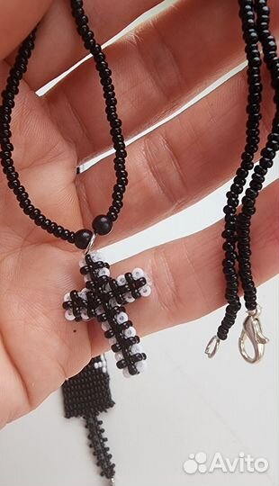 Браслет и колье из бисера