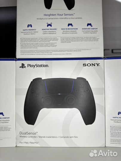 Геймпад Dualsense PS5, черная полночь (новая)