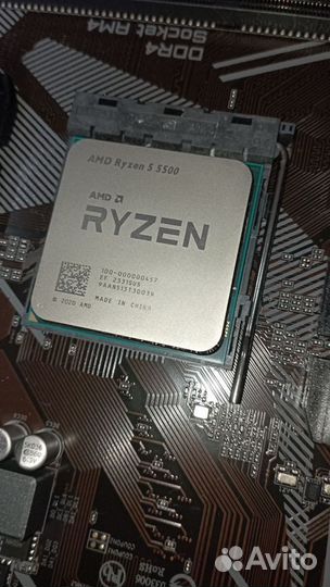 Материнская плата с процессором ryzen 5 5500