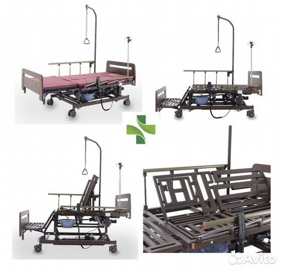 Медицинская кровать с настраиваемой высотой