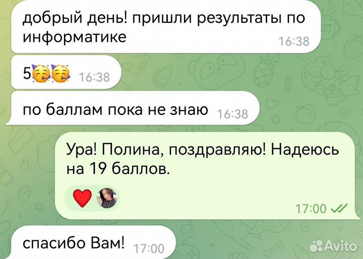 Репетитор по информатике дистанционно