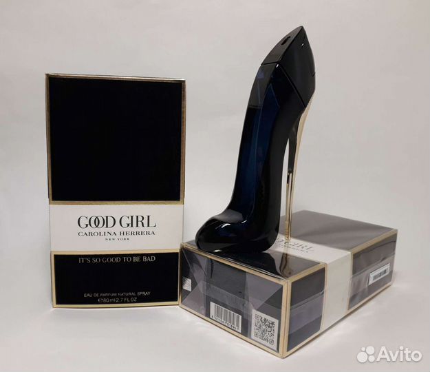 Гуд Гел Carolina Herrera черная туфелька парфюм