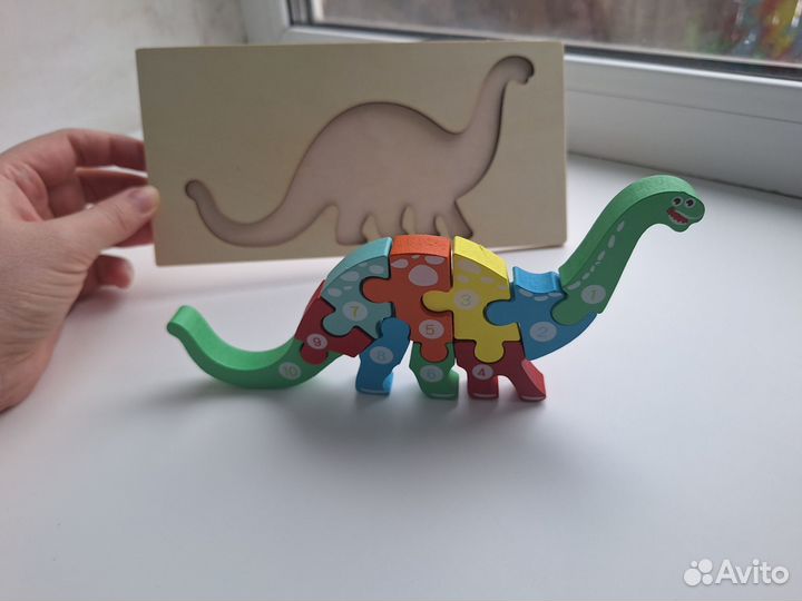 Деревянные игрушки пазлы