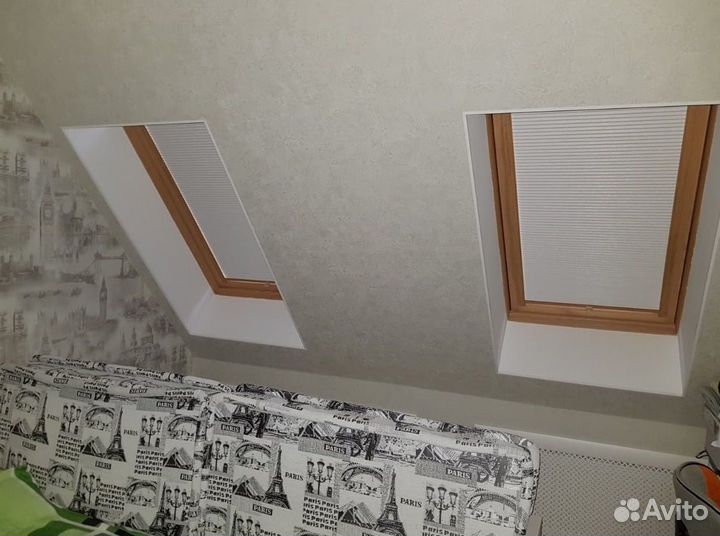 Шторы на мансардные окна