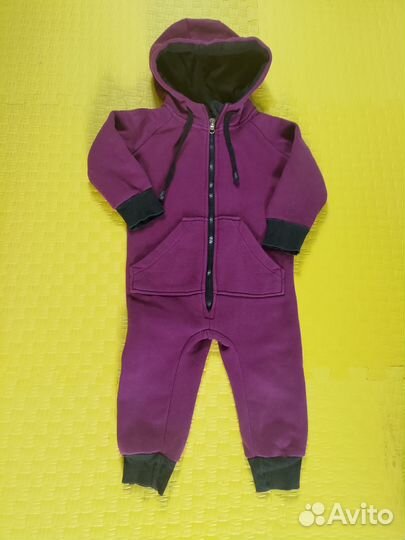 Комбинезон из футера 80-86