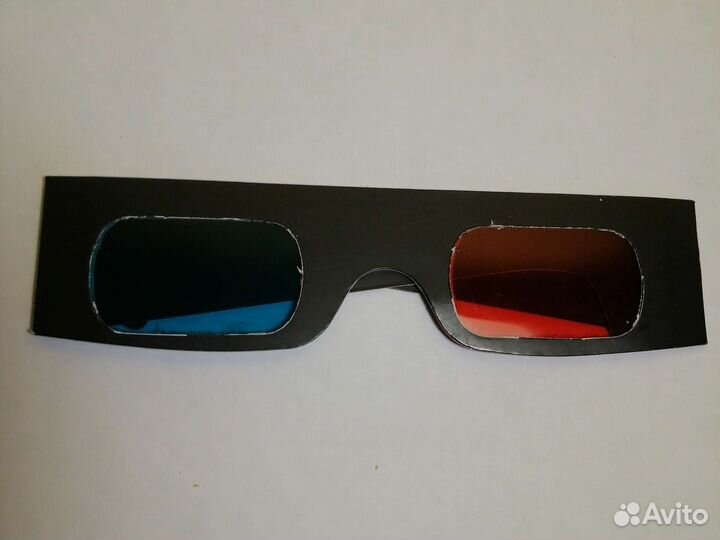 Анаглифные 3D Стерео очки красный/синий