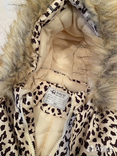 Зимний комбинезон для девочки 80