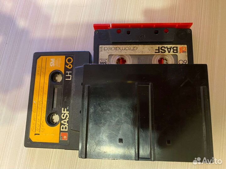 Кейс basf и 2 аудиокассеты