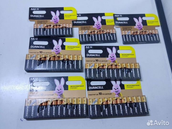 Батарейки ааа и аа упаковками