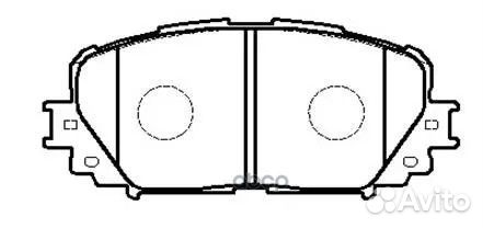 Колодки тормозные дисковые toyota: vitz HP9156 HSB