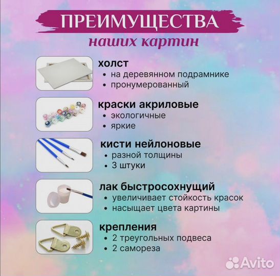 Картина по номерам