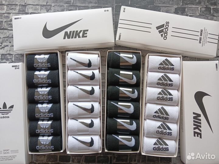 Носки Nike Adidas Reebok Puma