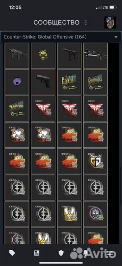 Скины, наклейки cs go