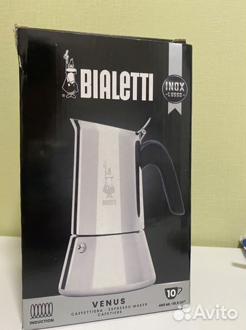Bialetti Venus 10 порции гейзерная кофеварка