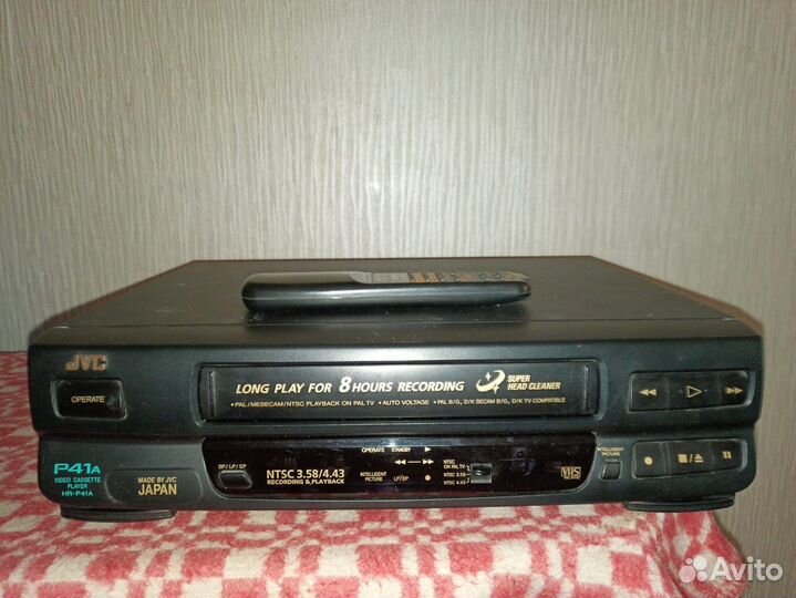 Видеомагнитофон плеер JVC HR-P41А (на запчасти)