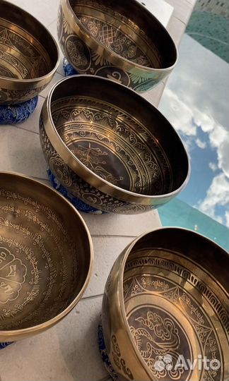 Поющие тибетские чаши набор 7 шт