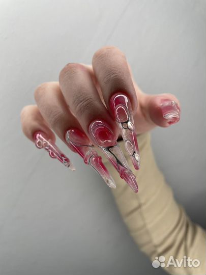 Наращивание маникюр