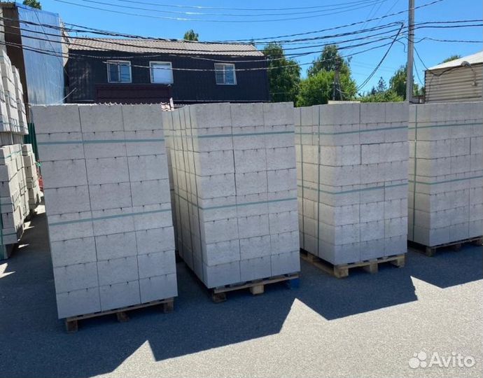 Пеплоблок М35 390х190х190