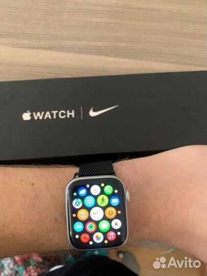 Часы apple watch 6 44 mm nike