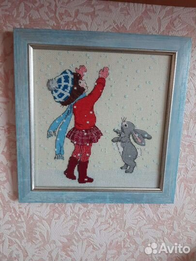 Картина вышитая крестом