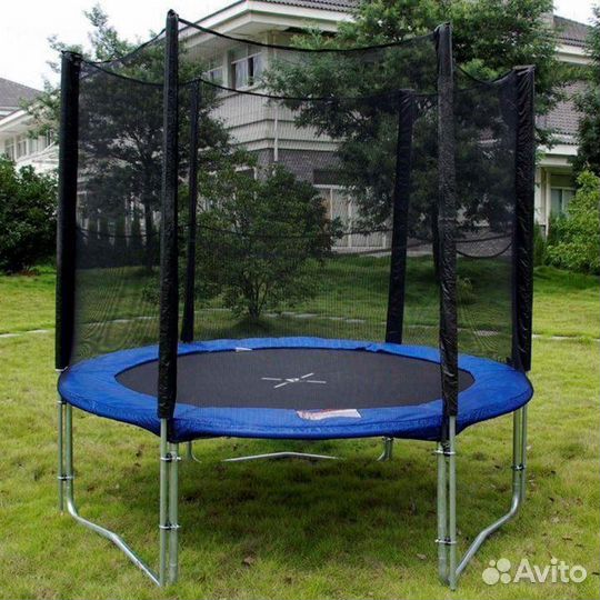 Батуты с защитной сеткой авито