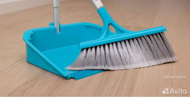 Щетка с совком,Белый Кот