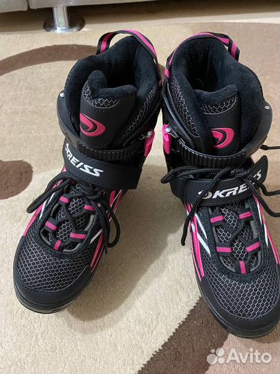 Коньки раздвижные 34 37