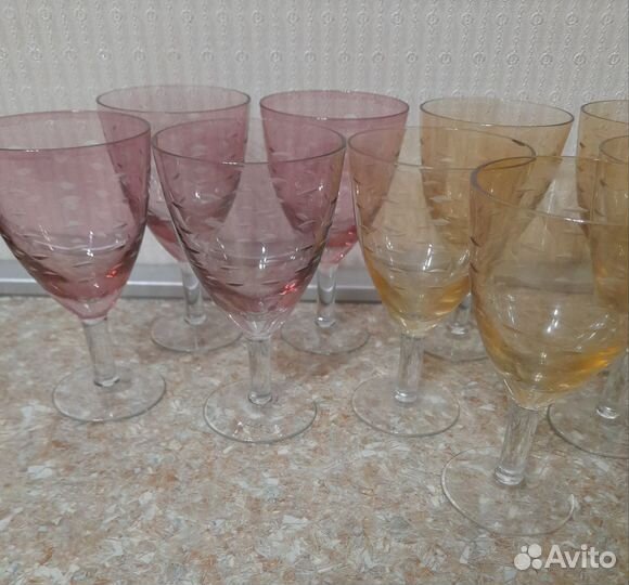 Фужер цветное стекло