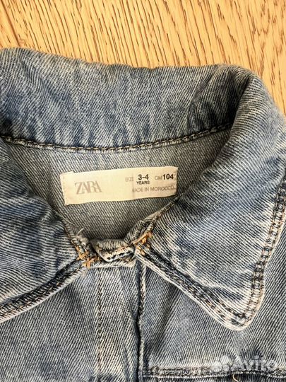 Джинсовое платье Zara,104 см