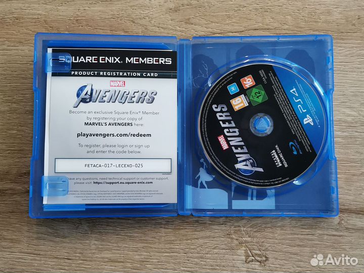 Игра Avengers (Мстители) PS4