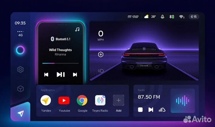 Teyes CC3 4+64 для LADA Granta 2018