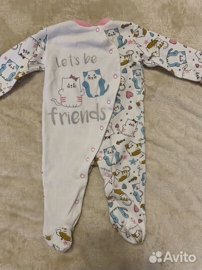 Пакет вещей на девочку 56-68