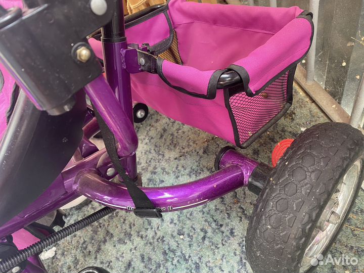 Детский велосипед с родительской ручкой