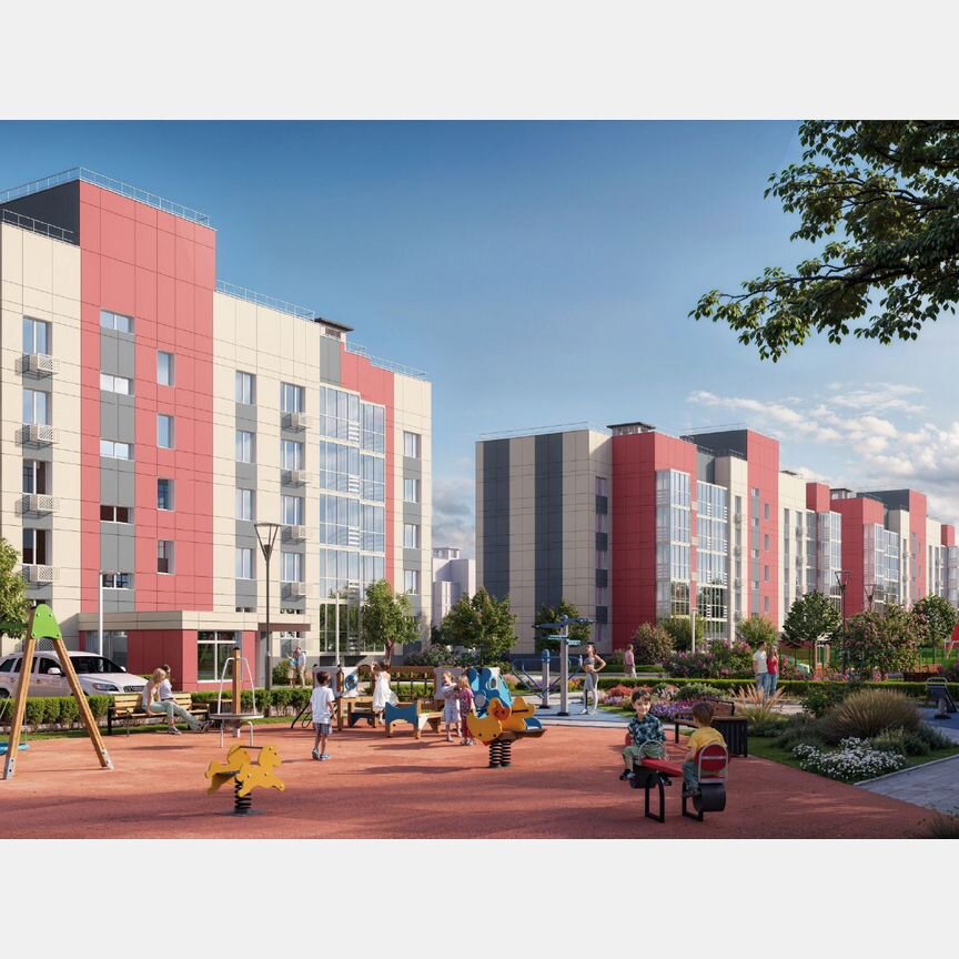 2-к. квартира, 58,4 м², 1/5 эт.