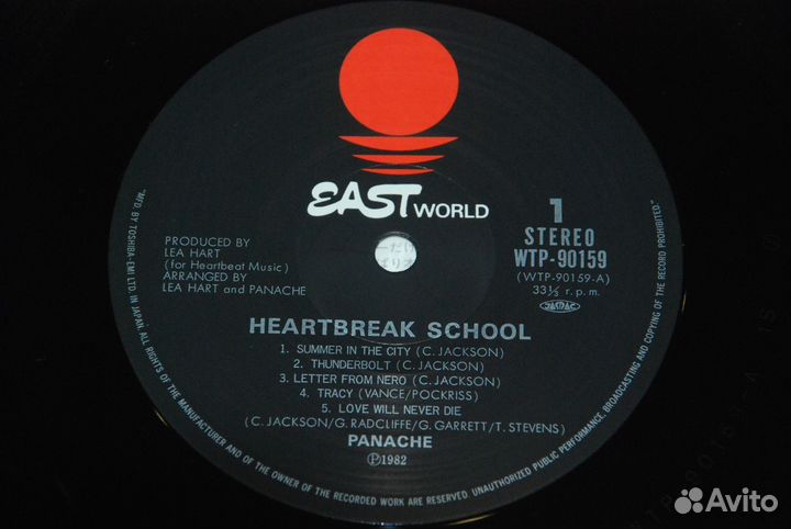 Panache Heartbreak School 1982 (electronic) 1 pres