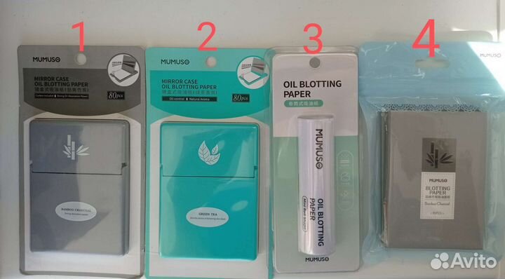 Матирующие салфетки mumuso