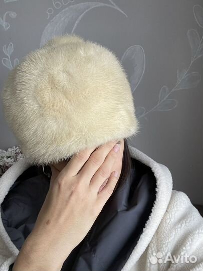 Норковая шапка женская