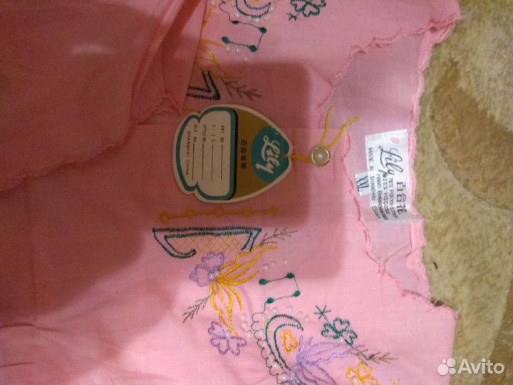 Комплект халат+ сорочна