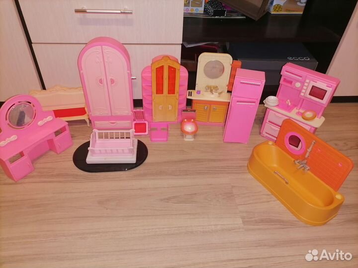 Мебель для барби СССР пакетом
