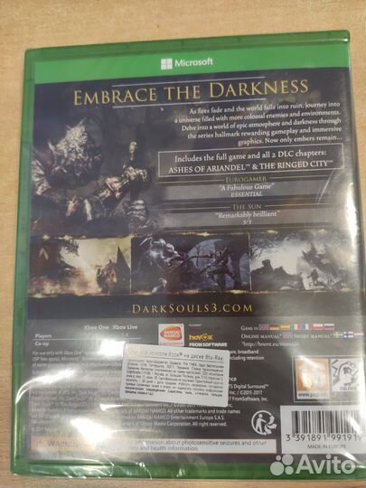Dark Souls 3 goty xbox