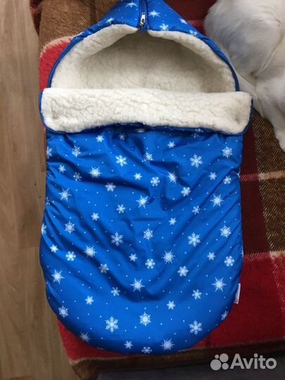 Конверт зимний на выписку