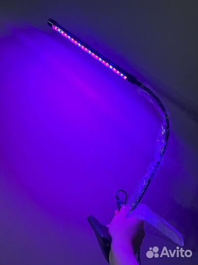 Фитолампа для растений полный спектр с таймером