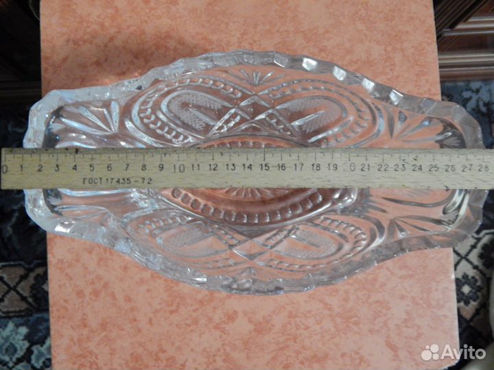 Хрустальная ваза. 70 - е годы СССР