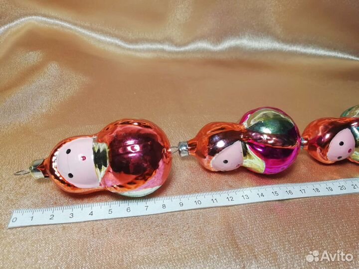 Матрёшка СССР игрушка на ёлку