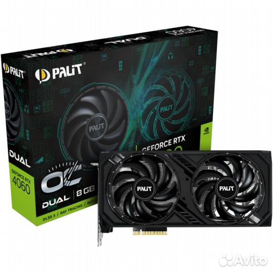 Видеокарта Palit GeForce RTX 4060 Dual 8GB